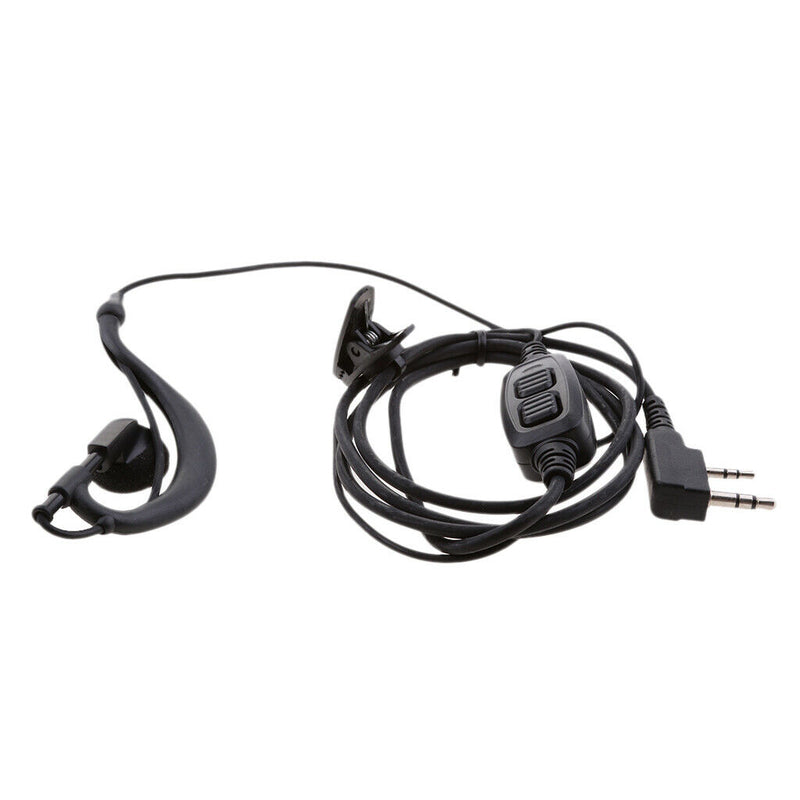 1.5m Earpiece Mic Dual PTT Earphone Headset For  BF UV-82 82L UV-89