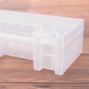 Portable hard plastic case storage box holder organiser for AA AAA C battery f3c