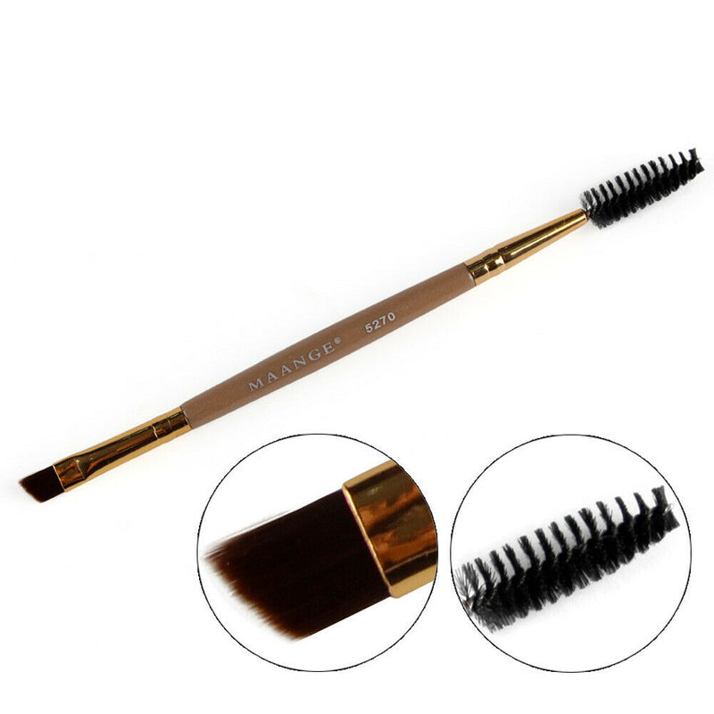 1pc Double Head Brush Pro Eye Lash Eye Brow Brush Cosmetic Makeup Brush