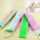 Long Rubbing Washcloth Bath Brush Back Towels Exfoliating Scrub Shower Bat Hn