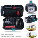 Portable Home Car Alloy Steel Repairing Tool Combination Kit with LED Light