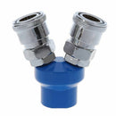 Air Compressor Connector 1 to 2 Splitter Connector New C7L9
