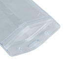 Clear Transparent Crystal Pocket Wallet ID Card Pass Badge Holder Case