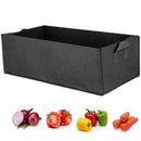 5 Pack Fabric Raised Garden Bed,Square Garden Flower Grow Bag Vegetable Pla A2W2