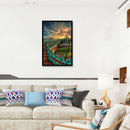 5D Picture Trestle Scenery Full Round Drill DIY Diamond Painting Mosaic Kit