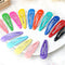 10 Mixed Color Enamel Snap Hair Grip Hair Clips Baby Bows Girls Hair  Z