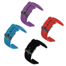4Pieces Sports Silicone Wrist Band + Metal Buckle For Suunto  Watch