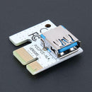 60cm 008S PCI-E Pcie 1X 16X USB 3.0 Riser Adapter Card Cable Wire for BTC M A