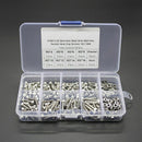 320pcs M3 Stainless Steel Hex Screw Nuts Bolt Cap Socket Assortment Kit Set Box