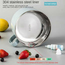 Large Capacity Double-Layer Insulated Bowl 304 Stainless Steel Bowl with Lid
