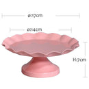 Sweetgo Pink Cake Stand Cupcake Tray Metal Iron Cake Tools Waterproof Desse
