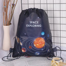 Space Exploring Drawstring Bag Travel Storage Bag Backpacks Kids Birthday Gi%!