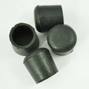 Black Table Chair Leg Foot Covers Floor Protector 4 Pcs