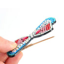 3pcs Bow Love DIY Full Drill Diamond Painting Hair Clip Women Girl Hairpin