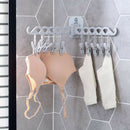 Portable Multifunction Bathrooms Hanger Rack Clothespin Hanging Drying Rack