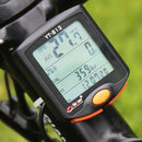 Road Bike Bicycle Cycle Computer Digital Odometer Speedometer KMH Backlight