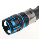 High Density EVA Spinning Fishing Rod Handle Split Grip with Reel Seat Blue