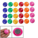 24x Round Shape Whiteboard Refrigerator Magnet Buttons School Office Decor QSP