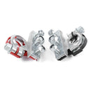 2pcs Car Battery Wire Cable Terminals Clamps Clips Connectors Universal A
