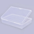 4pcs 10*7cm Transparent Plastic Boxes Playing Cards Container Storage CaseS Hn