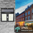146LED Solar Motion Sensor Wall Lamp Outdoor Waterproof Yard Security Light