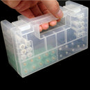 Portable Transparent Plastic Battery Case Holder Storage Box for /A Battery New