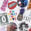 40Pcs Graffiti Stickers Bomb Vinyl Decals Dope For Skateboard Luggage Laptop Car