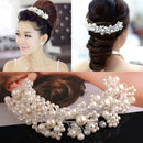 Women Bridal Wedding Diamond Crystal Rhinestone Flower Hair Pin Clip Pear Dwwj