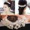 Women Bridal Wedding Diamond Crystal Rhinestone Flower Hair Pin Clip Pear Dwwj