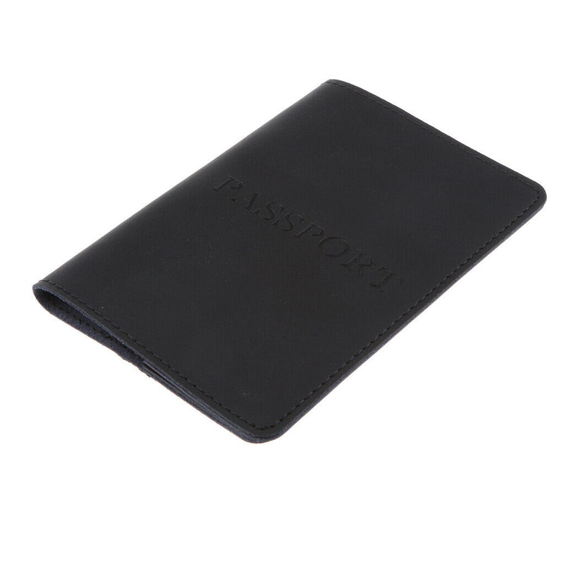 New Passport Holder Cover Wallet Case - Leather ID Organizer Card Two Slots High