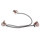 1 Set Single Coil Pickup Wiring Harness for 4 String Cigar Box Guitar Parts