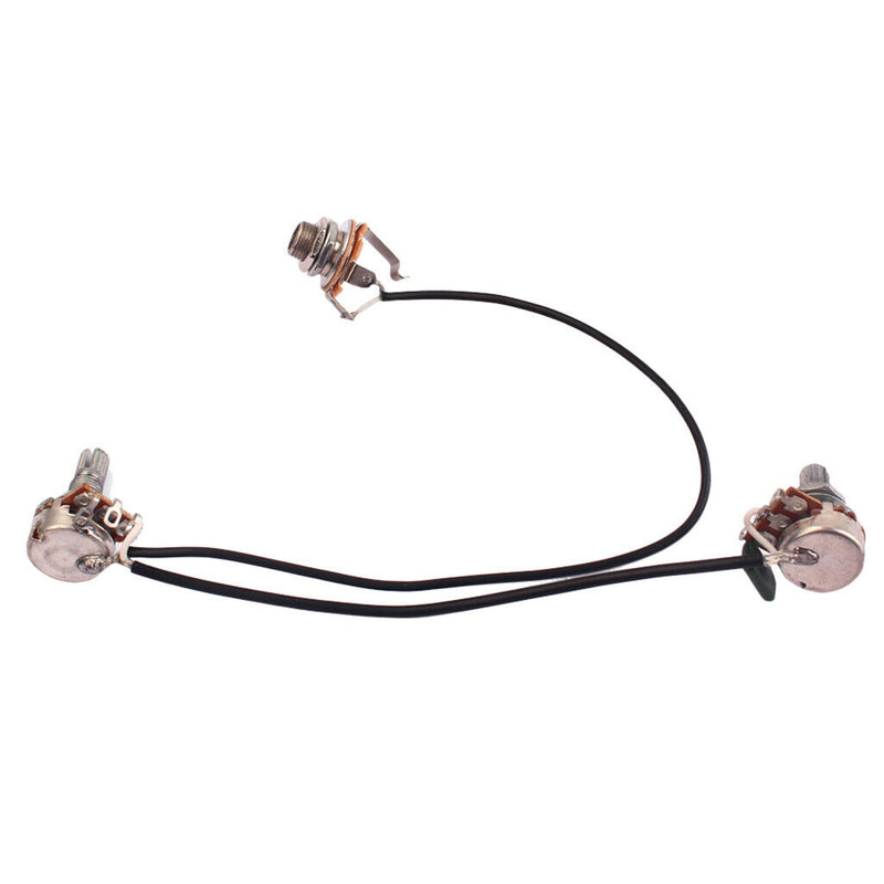 1 Set Single Coil Pickup Wiring Harness for 4 String Cigar Box Guitar Parts