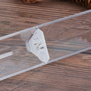 Triangle Pen Case Storage Box Stationery Organizer School Office Use*Transpare3C