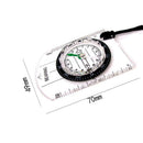 Scouts Military Compass Scale Ruler Baseplate Mini For Camping Compass I9Y8 N7R6