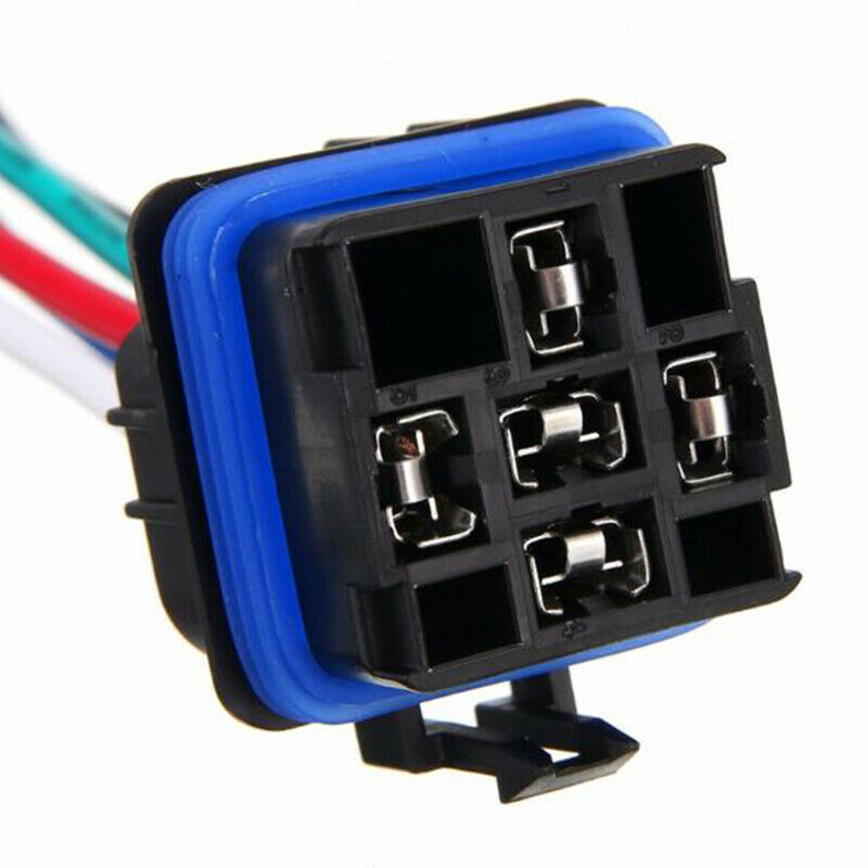 5Pin Automotive Car Relay Switch Harness Waterproof 30A/40A 12VDC 12AWG Wi Kw