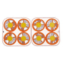 8pcs Double-Shaft Fishing Main Line Bobbin Spools Carp Fishing Rigs Spools