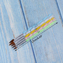 5Pc Nail Art Brush Tools Painting Drawing Brushes Cuticle Pusher Tool ColorfulOZ