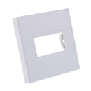 Screwless Wall Plate Outlet Cover 1 Gang Standard Size Compatible Switch etc
