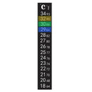 Fish Tank Aquarium Thermometer Temperature Â°F Fahrenheit StickOn Supply Sti