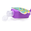 Cute Star Mermaid Silicone Case liquid Lotion Shower Holder With Empty Bot.AU