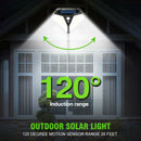 102 LED Waterproof 3 Mode Garden 1500lm PIR Motion Sensor Solar Light (A) A