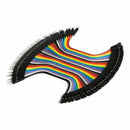 80 Piece Male to Female Solderless Ribbon Dupont Jumper Wires (4 and 8 Inch