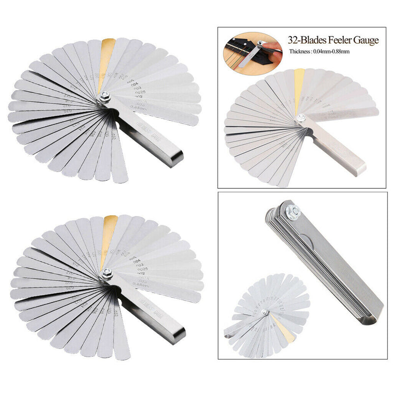 2 X Metric Stainless Steel Feeler Gauge And Fiddle Maker at