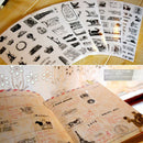 6pcs/lot Diary Decoration Scrapbooking Transparent Stationery Planner Stickers S