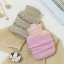 Heating Bottle Environmental Silicone Hot Water Bag with Knit Cover, Christ