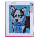 Dog Cartoon Animal Full Drill Cute Husky Dog Special Shaped Diamond Paintin L9P4