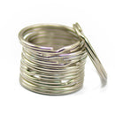 50pcs Fashion Metal Key Holder Split Rings Keyring Keychain Accessories  Z
