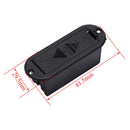 9v black pickup battery cover case holder box for guitar bass musical instrumeBX