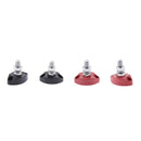 4pcs Marine Supply BusBar - Post Power Distribution Block - Red & Black 6mm