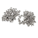 200Pc Metal Double Round Cap Tubular Rapid Rivet Stud Leather Belt Bag Decor